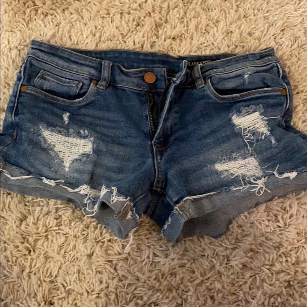 Blank NYC cuffed denim shorts